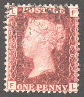 Great Britain Scott 33 Used Plate 86 - FL - Click Image to Close